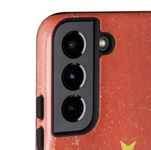 Chinese Flag Distressed Galaxy S22 Plus Pro Case